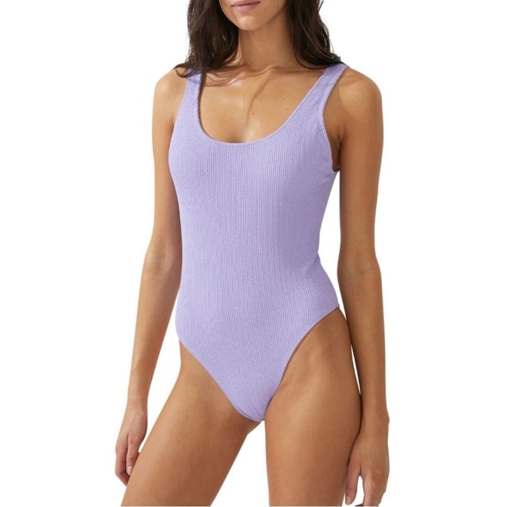 Cotton On Purple One-Piece Swimsuit Scoop Neck. New with tags.